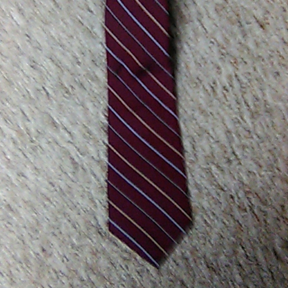 Men's striped tie